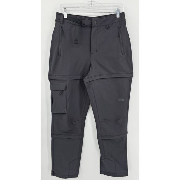 The North Face Women's Size 10 Reg Black Bridgeway Zip Off Pant NWT - Picture 1 of 12